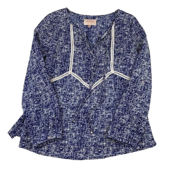 Skies Are Blue Jadon Blue Blouse large - Picture 1 of 5